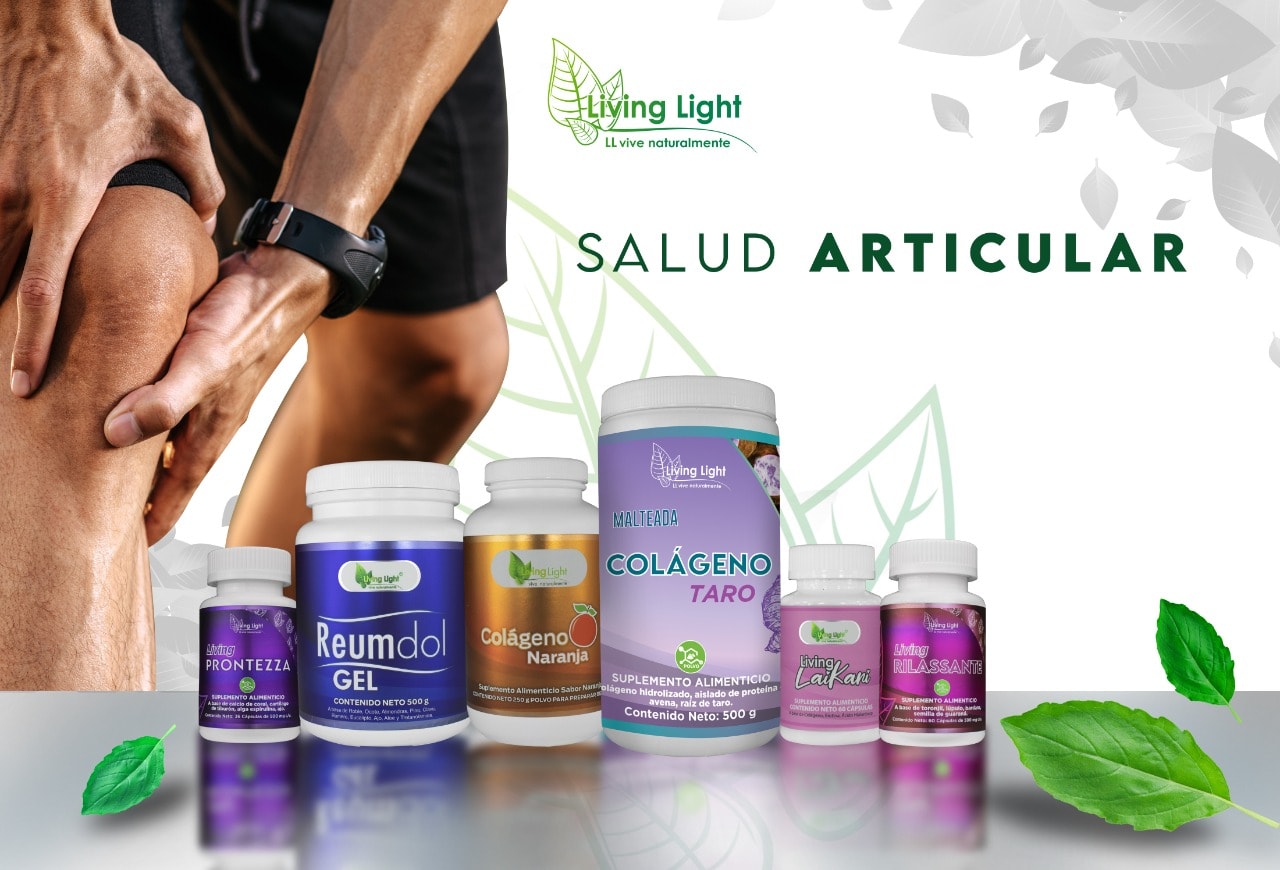 Productos Living Lugth para la salud en articulaciones
